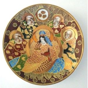 Vintage Japanese Hand Painted Bone China Tea Cup and Saucer